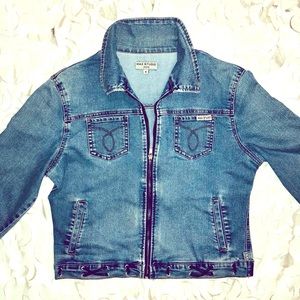 Max Studio Stretch Denim jacket size M